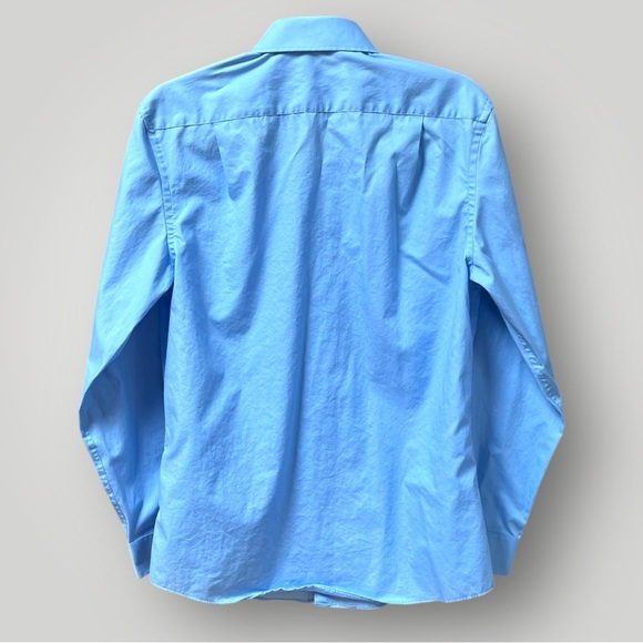 Tommy Hilfiger Blue, Slim Fit Dress Shirt Classic Design - Picture 8 of 10